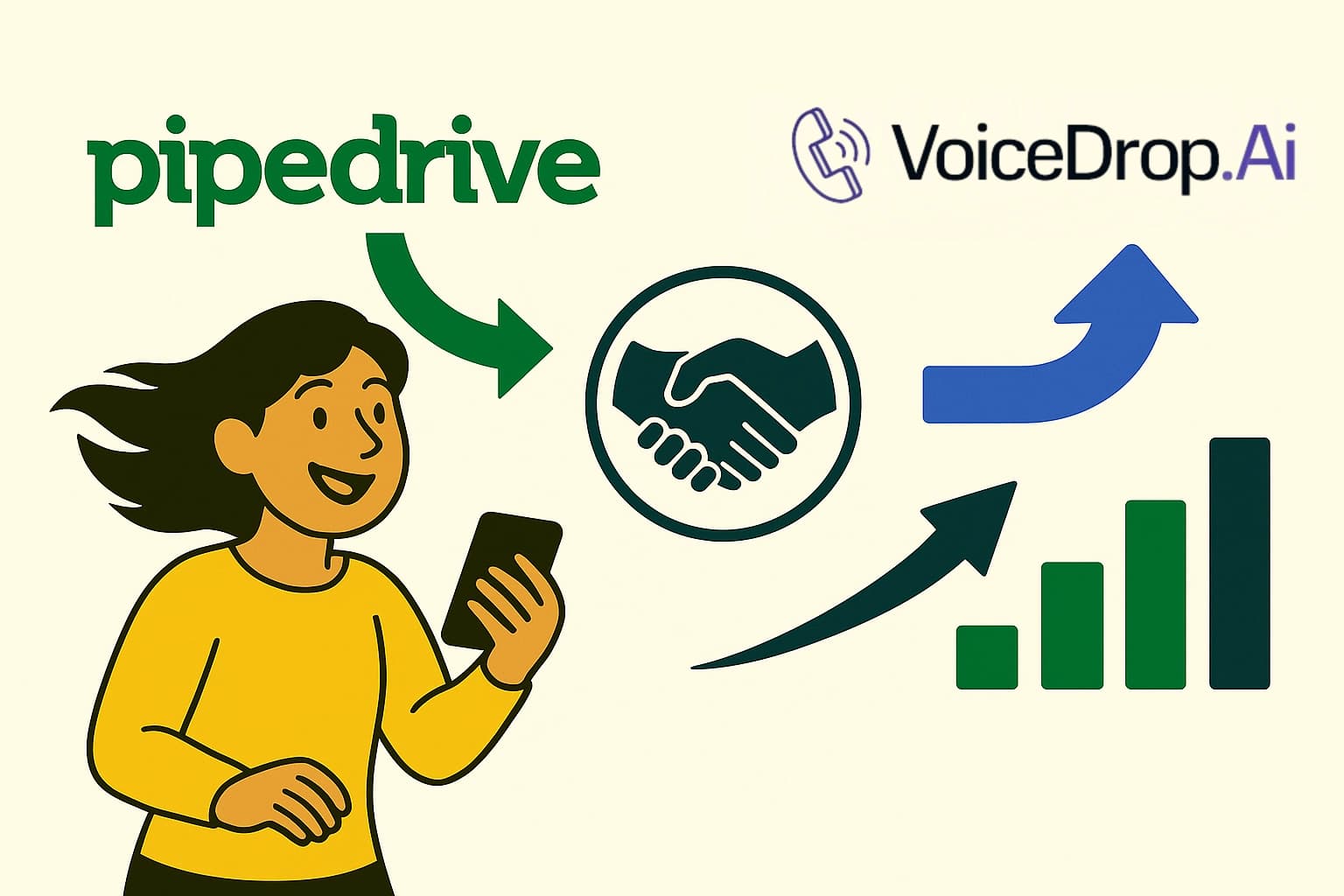 How Pipedrive and VoiceDrop Work Together to Close Deals Faster
