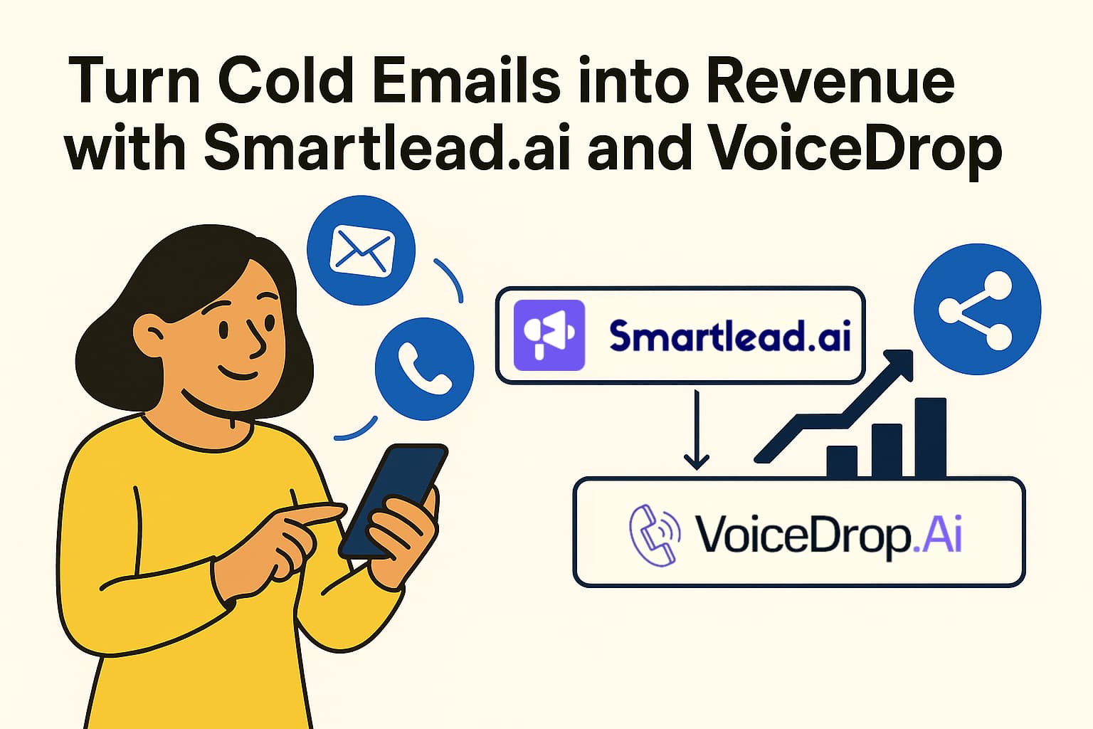Turn Cold Emails Into Revenue Using Smartlead.ai and VoiceDrop