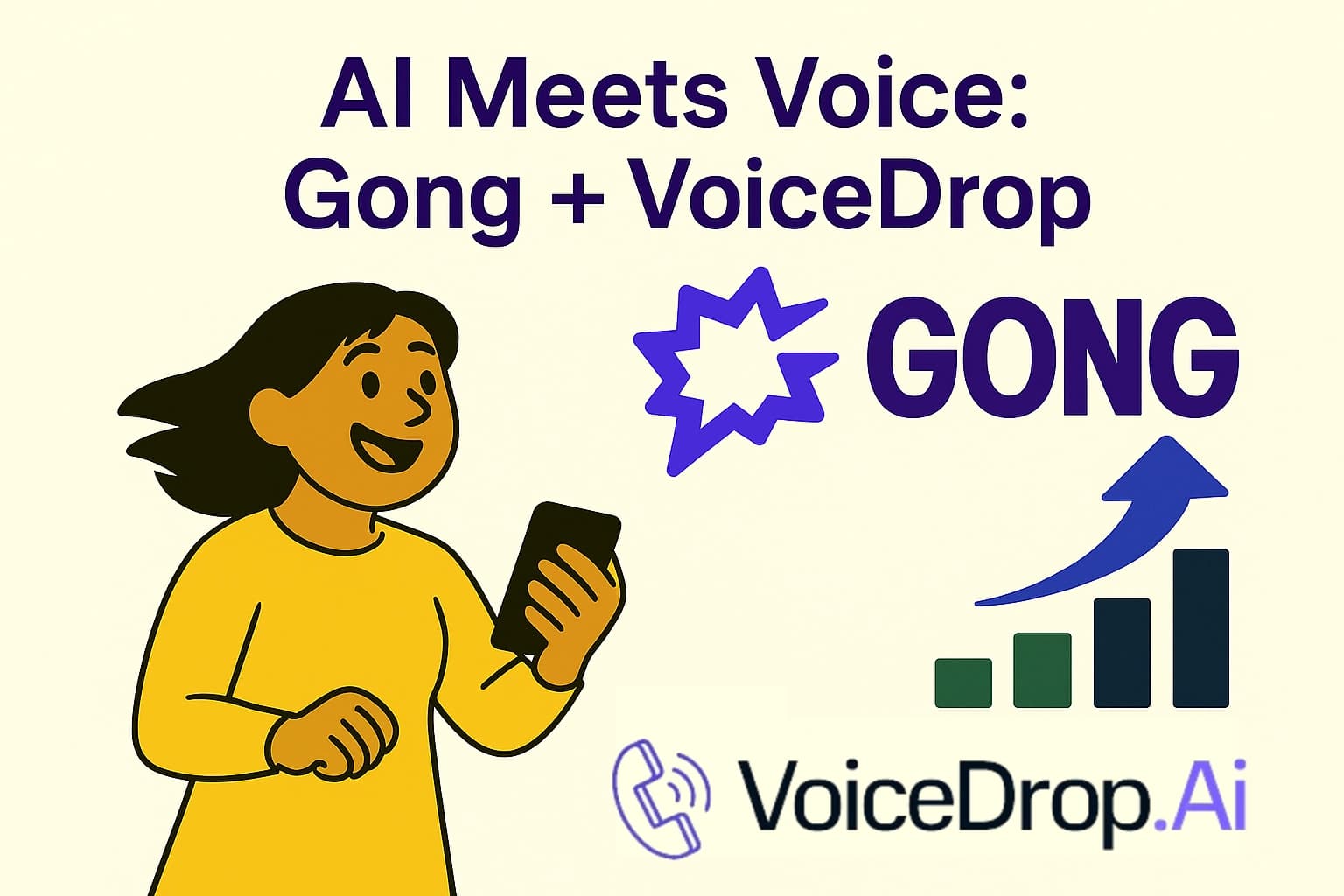 Learn How Gong.io and VoiceDrop Combine AI and Voice to Increase Sales