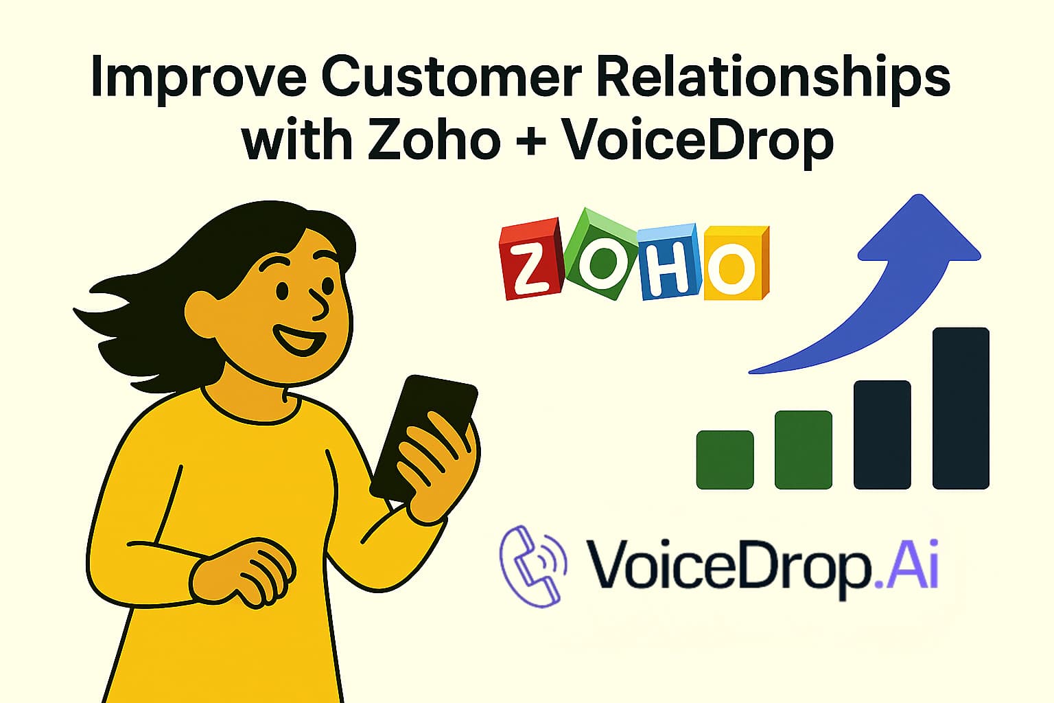 How Zoho and Ringless Voicemail Integration Improves Sales Workflows and Follow-Up
