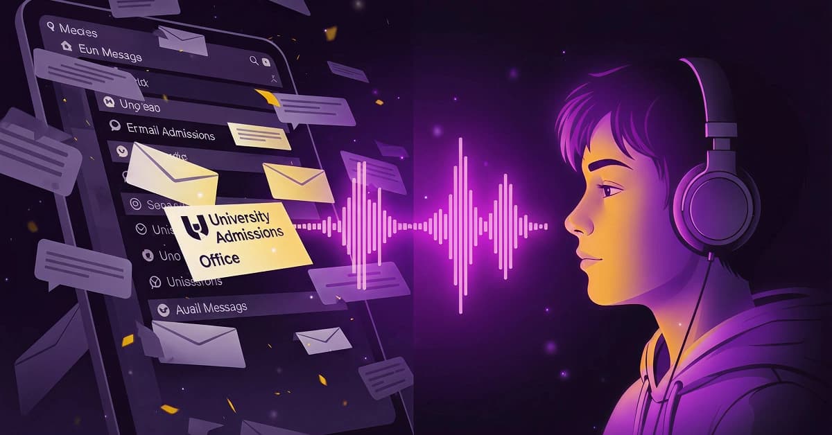 Improving University Admissions Yield with Voicemail Instead of Email