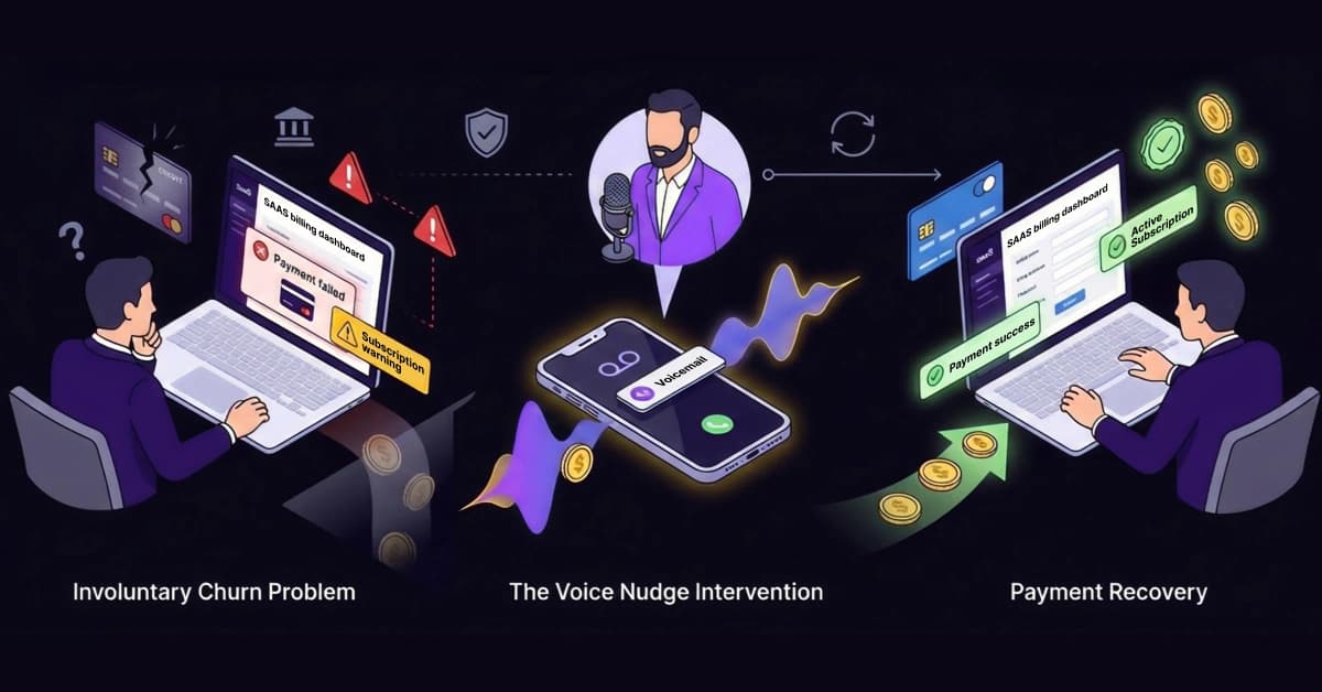 Reduce Churn Strategies B2B: Card Declined Voice Nudge