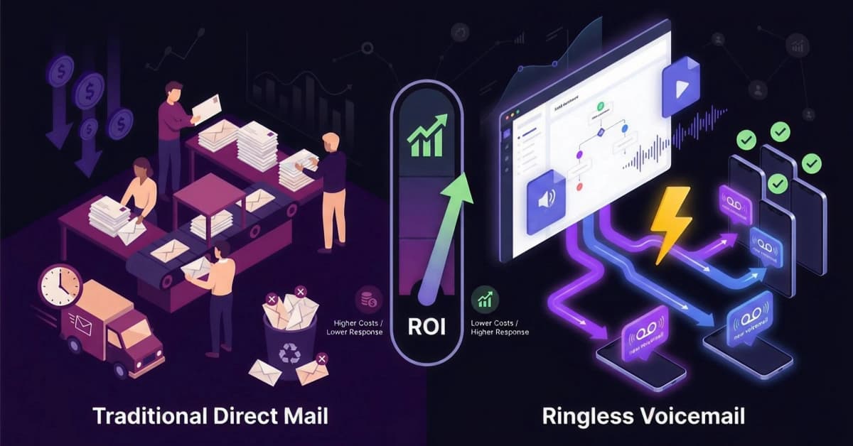 Direct Mail Response Rates with Ringless Voicemail