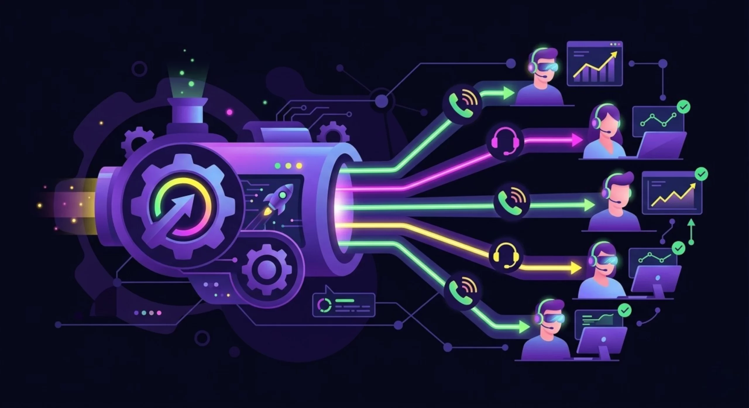 Multi-Line Auto Dialer for Sales Teams