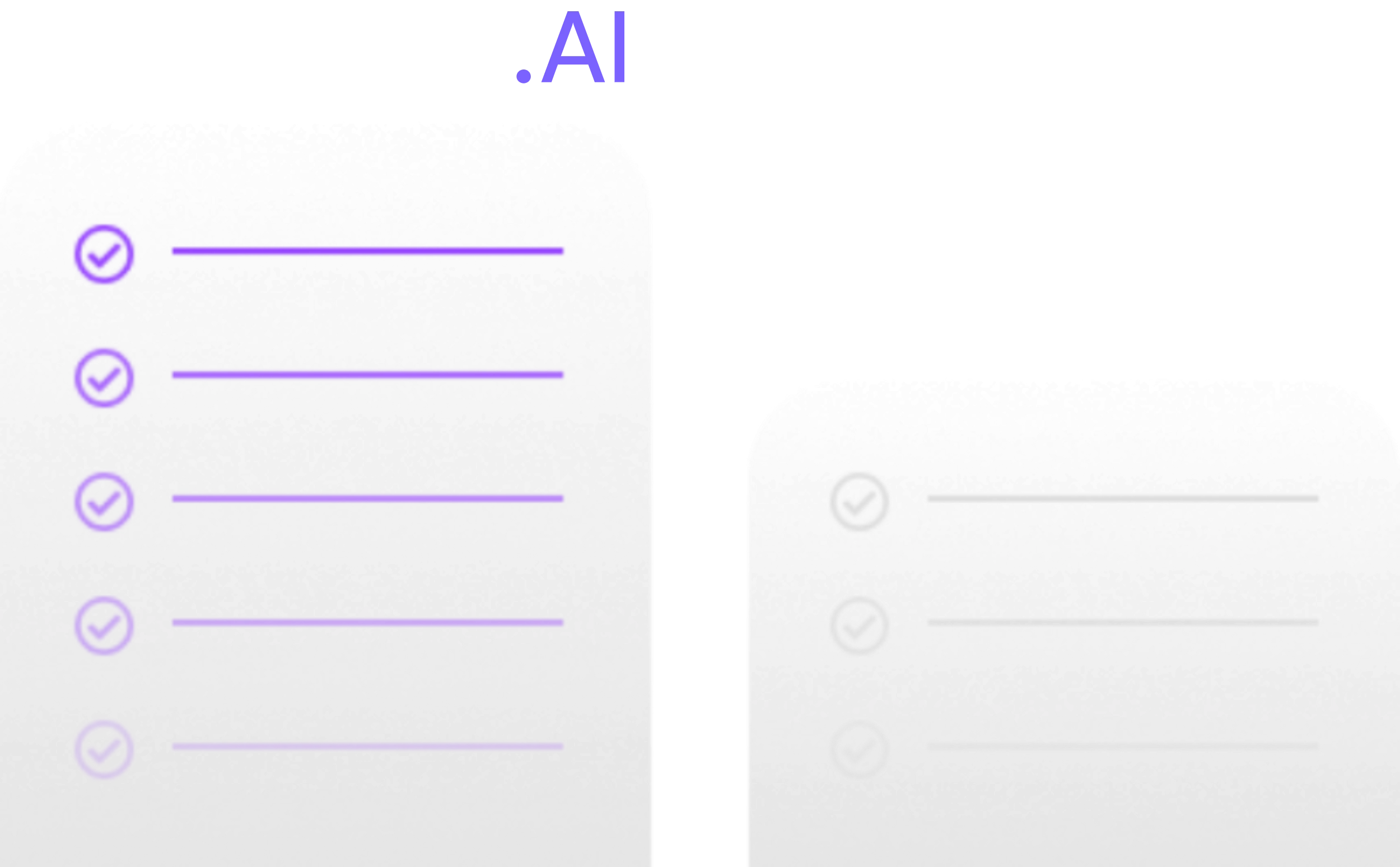 Comparison image of VoiceDrop.AI vs VoiceMailDrops. Each has a list with checkmarks, showcasing features or options. VoiceDrop.AI is highlighted with purple text and checkmarks, while VoiceMailDrops appears in white with gray checkmarks. VoiceDrop Ringless Voicemails