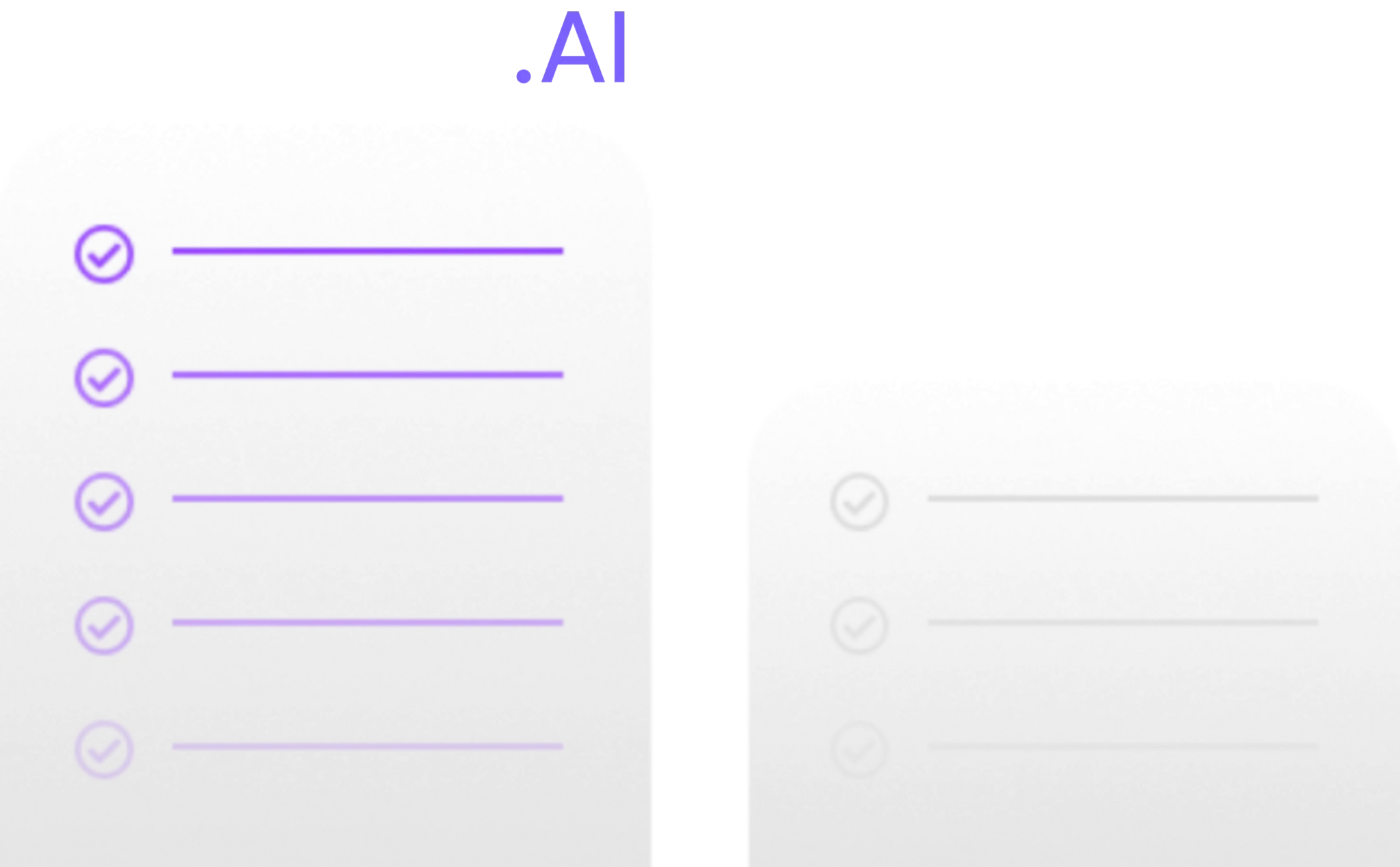 Comparison graphic highlighting VoiceDrop vs Leadgg: VoiceDrop.AI appears on the left with four purple checkmarks and lines, while LeadGen Global is on the right with three gray checkmarks and lines, divided by a vertical dotted line. VoiceDrop Ringless Voicemails