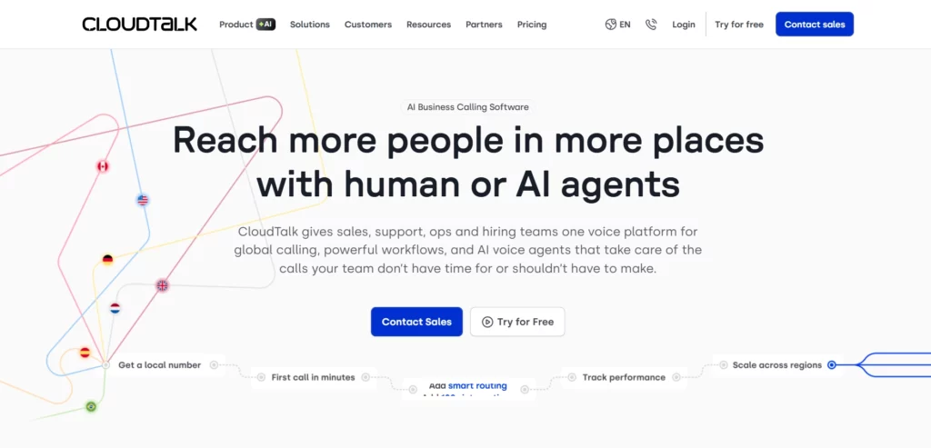 CloudTalk Homepage 3