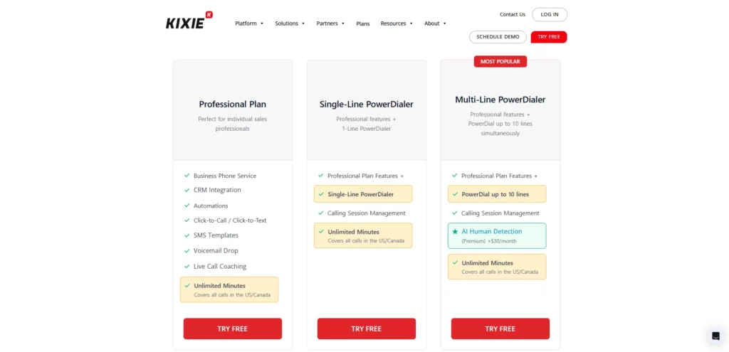 Kixie Pricing