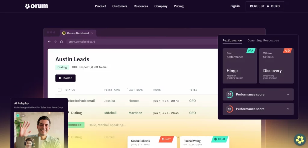 Orum Dashboard