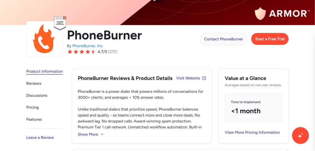 PhoneBurner G2 review 2