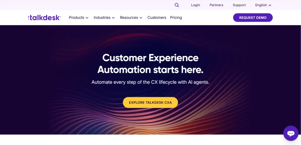 TalkDesk Homepage 4