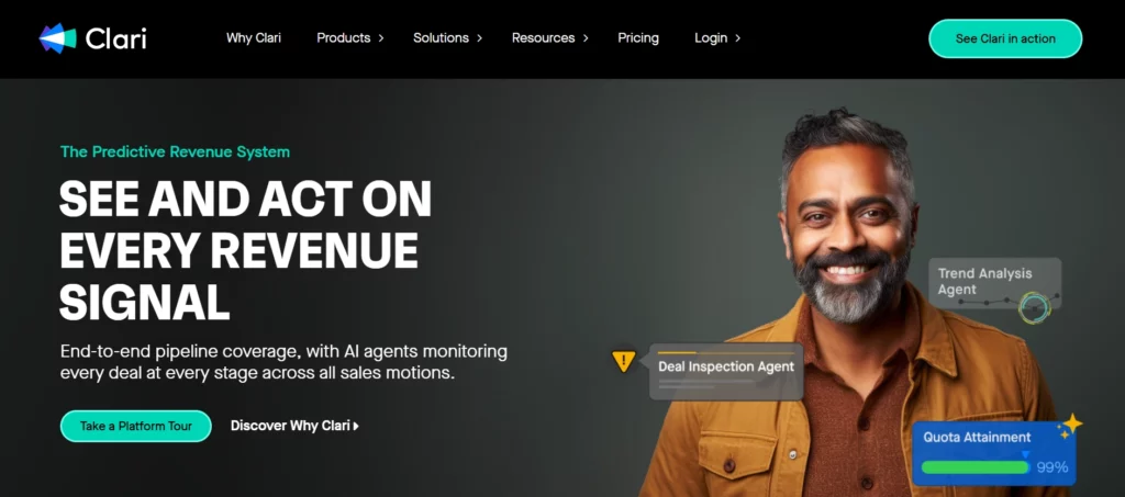 Clari Homepage
