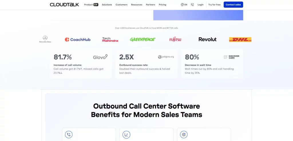 CloudTalk Dashboard 2