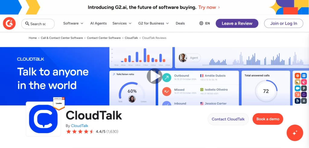 CloudTalk G2 Review
