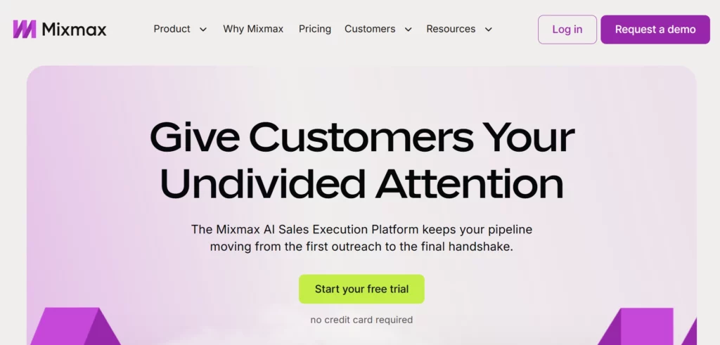 MixMax Homepage