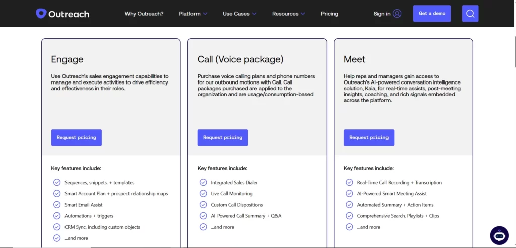 Outreach Pricing