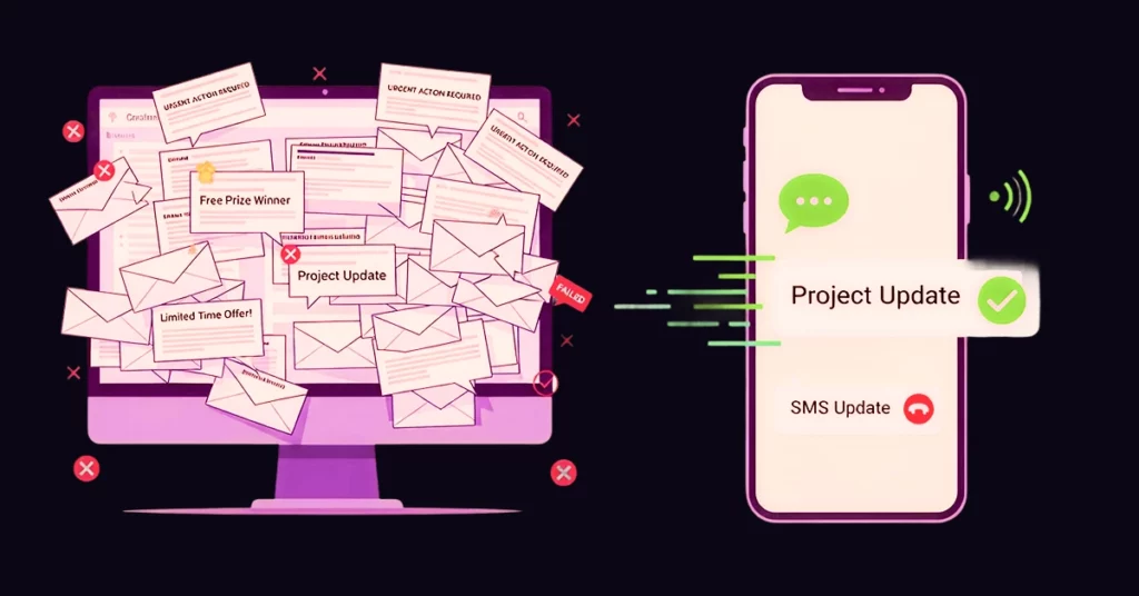 The 9 Word Re Engage Dead Leads Why Low Friction Channels Win SMS vs. Email