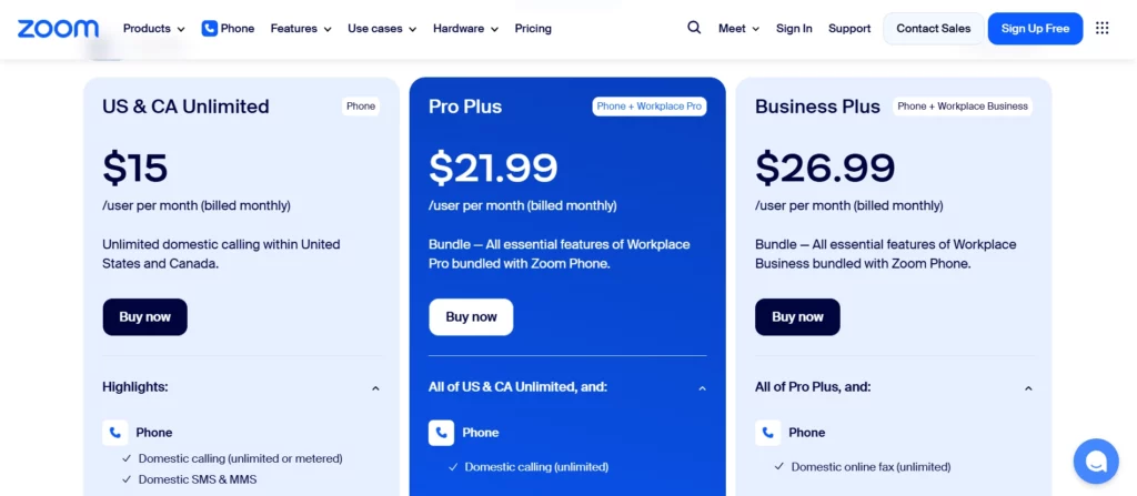 Zoom Pricing 1