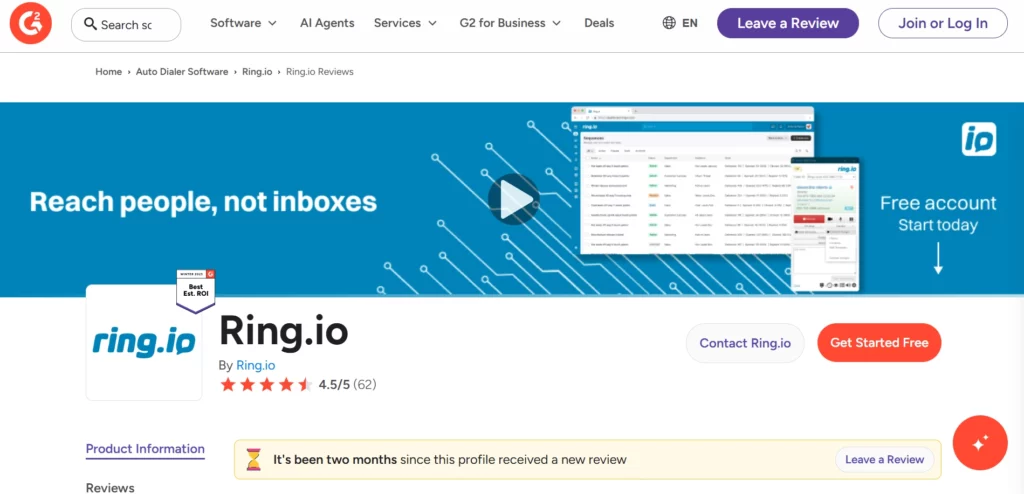 Ring.io G2 Review