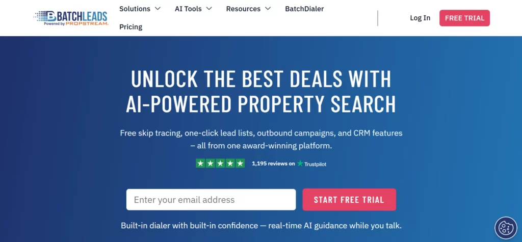 batchleads homepage ii
