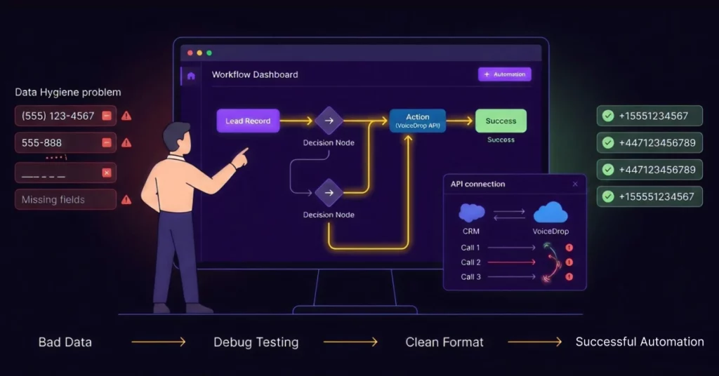 How to Trigger Salesforce Ringless Voicemail Testing and Troubleshooting Your Flow