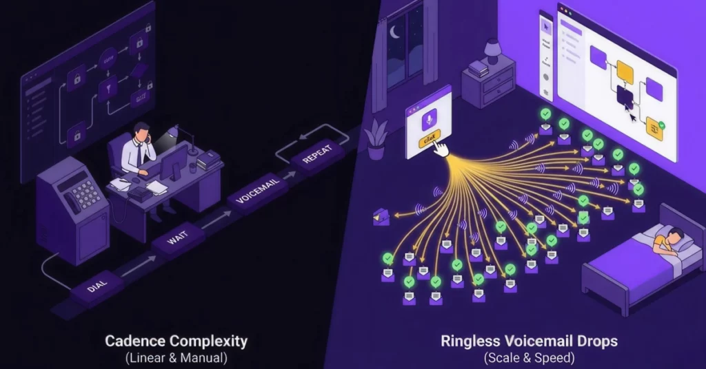 VoiceDrop vs Salesloft Which Sales Feature Showdown Cadences vs. Drops