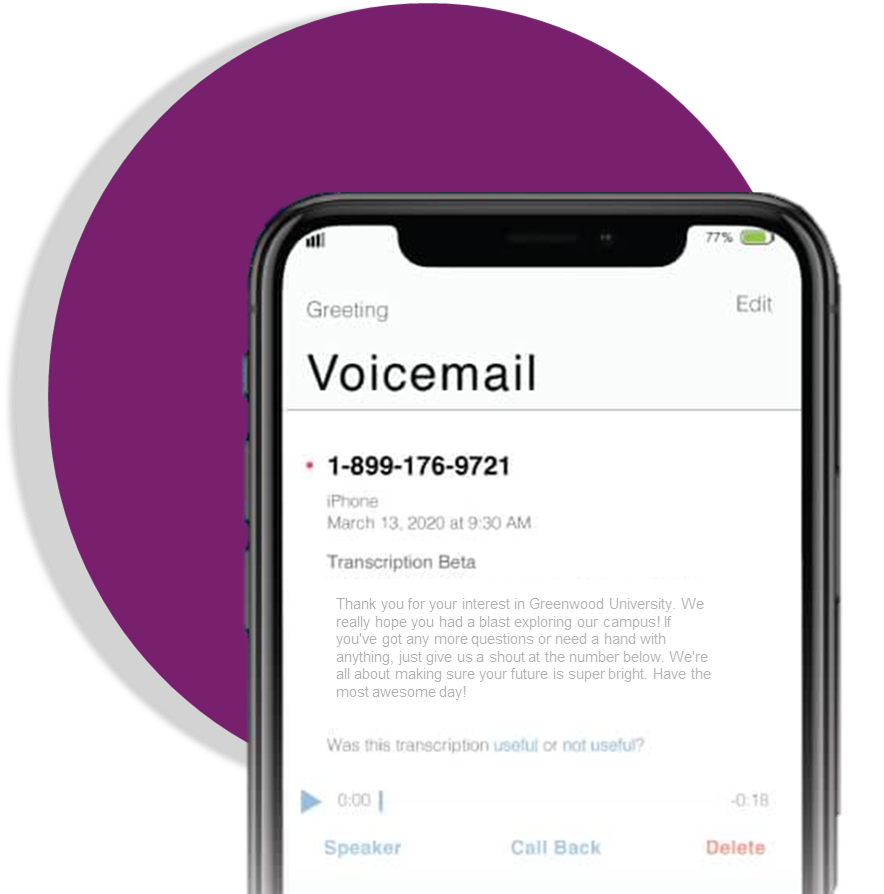 Ringless Voicemail Transcription
